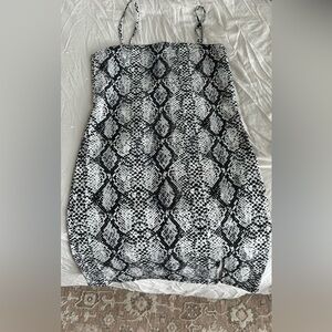 Garage SnakePrint Mini Dress!
